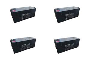 4x Batterie AGM Luminor LDC12-200, 12V 200Ah