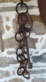 Catena per focolare antica