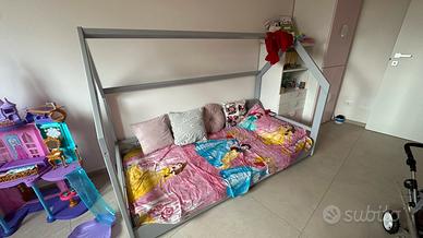 Letto montessori capanna  monlitcanane 90x190