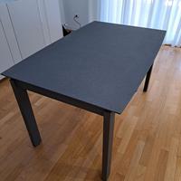 Tavolo allungabile vetro ceramica grigio