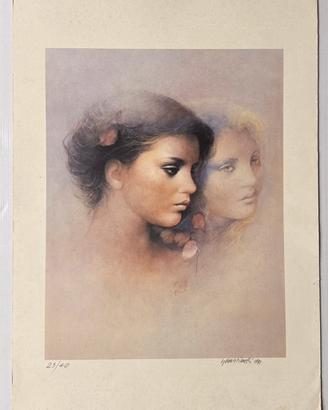 Quadro grafica artistica R. Sebastianelli 51x72cm