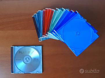 Custodia CD slim bianco e colorata