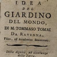 Tommaso Tomai - Idea del Giardino del Mondo