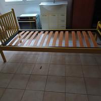 letto singolo con rete