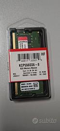 Memoria Kingston 8 GB DDR5 sodimm per portatile