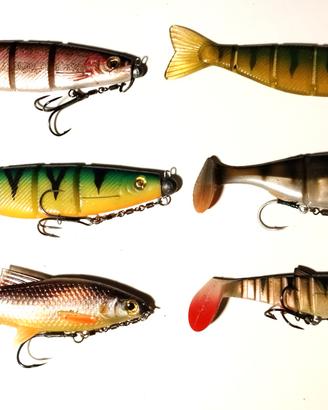 esche da pesca per luccio e siluro