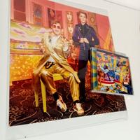 Poster autografato e CD di Elton John