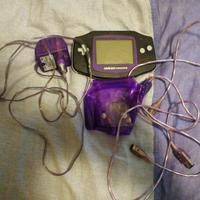 GameBoy Advance con accessori