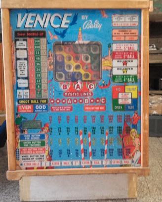 lotto  bally flippe bingo tombole  vintage