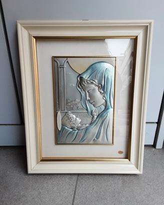 quadro bassorilievo in argento 996 Acca Castellani