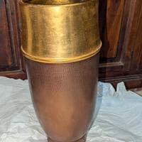vaso portaombrelli in rame e ottone 