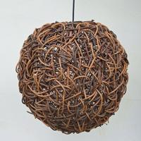 Paralume lampadario rattan