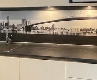 Due pannello decorativo / para schizzi cucina