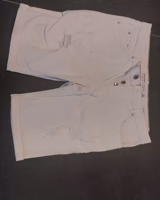 Jeans Corto Bianco