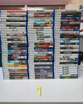 ASSORTIMENTO DI GIOCHI USATI PER PS5 A PARTIRE DA