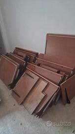 scaffalatura in legno per negozio frutta verdura