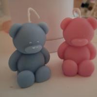 Candele Teddy Bear in coppia