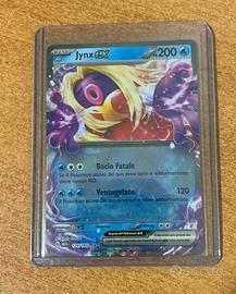 Jynx EX 124/165 Carta Pokemon 151 Ita