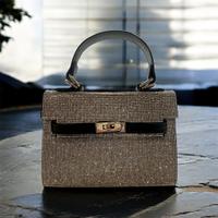 Borsa con strass argento - nuova con cartellino