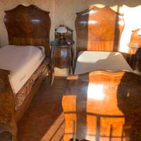Camera da letto antica pregiata letti singoli