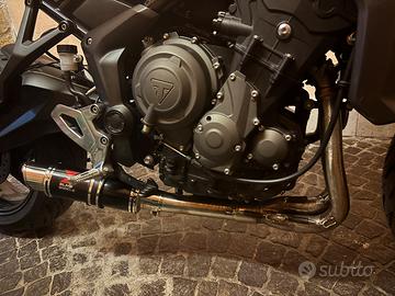 Scarico per tiger sport 660/trident 660