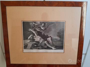 Acquaforte originale  "Le Rêve de St. Jérôme" 1798