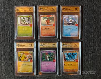 Pikachu McDonald’s RPA 10 sequenziali full set