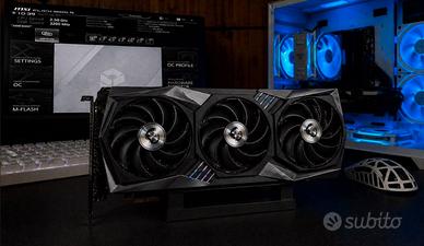 Scheda video RTX 3090 24gb msi gaming x trio