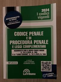 Codice Penale e Procedura Penale 2024