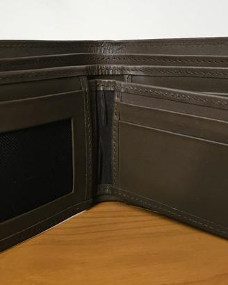 Portafoglio pelle marrone