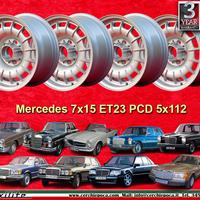4 pz cerchi Mercedes Barock 7x15 ET23 5x112