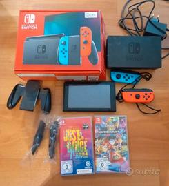 Nintendo Switch + Mario Kart Deluxe 8