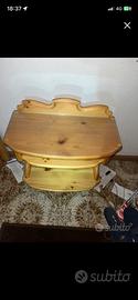 Comodino in legno massello