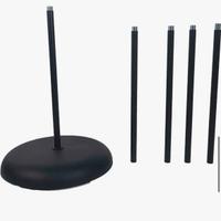 Base supporto con asta modulare regolabile