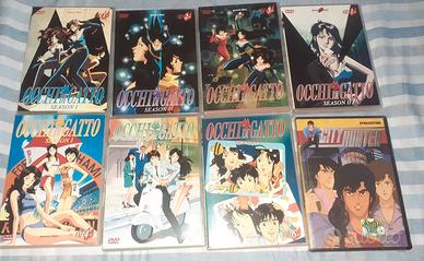 LOTTO ANIME TV anni 80 Occhi di gatto,City Hunter