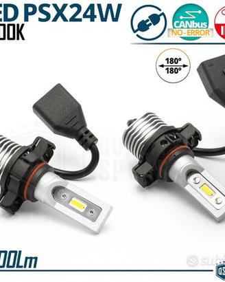 Lampadine LED PSX24W BIANCO POTENTE 8000LM CANBUS