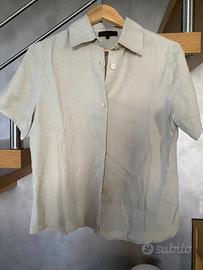 Blusa giacchina in lino