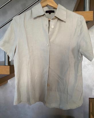 Blusa giacchina in lino