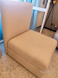 poltrona ecopelle contenitore 