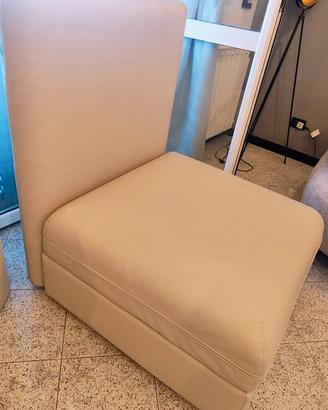poltrona ecopelle contenitore 
