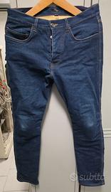 Pantaloni moto in jeans e kevlar Dickies