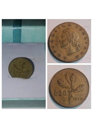 20 Lire del 1958 Torrita.