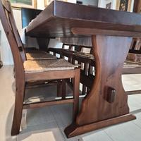 TAVOLO TAVERNA SOGGIORNO + 12 SEDIE