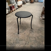 6 Tavoli Impilabili d.60 Neri per Bar