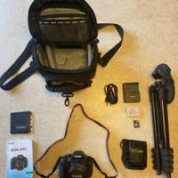 Canon EOS 600D + accessori/supporti