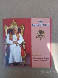 MONETE di MALTA A  RICORDO PAPA GIOVANNI PAOLO II
