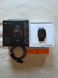Smartwatch Amazfit GTS Nero + Scatola e Caricatore
