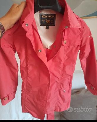 trench bimba Woolrich 8 anni color aragosta