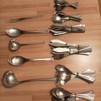 Set completo posate acciaio inox AMC 