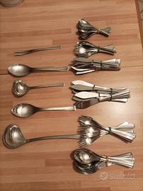 Set completo posate acciaio inox AMC 